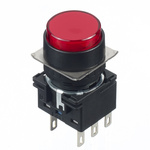 Idec Red Round Push Button Switch