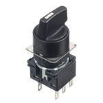 Idec Black Round Push Button Switch