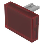 EAO Red Rectangular Push Button Lens for Use with 31 Series