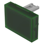 EAO Green Rectangular Push Button Lens for Use with 31 Series