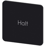 Siemens Labeling plate, Halt