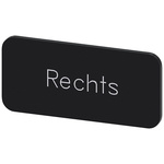 Siemens Labeling plate, Rechts