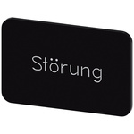 Siemens Labeling plate, Störung