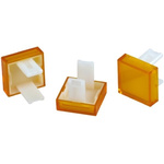 EAO Yellow Square Push Button Lens for Use with 31 Series