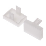 EAO White Rectangular Push Button Lens for Use with 31 Series