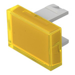 EAO Yellow Rectangular Push Button Lens for Use with Push Button