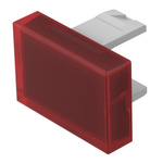 EAO Orange Rectangular Push Button Lens for Use with Push Button