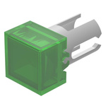 EAO Green Square Push Button Lens for Use with Push Button