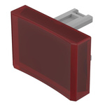 EAO Red Rectangular Push Button Lens for Use with Push Button