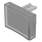 EAO Clear Rectangular Push Button Lens for Use with Push Button