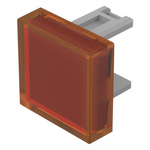 EAO Orange Square Push Button Lens for Use with Push Button