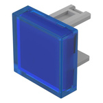 EAO Blue Square Push Button Lens for Use with Push Button
