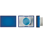 Omron Blue Rectangular Push Button Lens for Use with A16 Series LED/Incandescent Lamp Push Button Switch