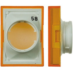 Omron Yellow Rectangular Push Button Lens for Use with A16 Series LED/Incandescent Lamp Push Button Switch