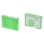 Omron Green Rectangular Push Button Lens for Use with A16 Series LED/Incandescent Lamp Push Button Switch