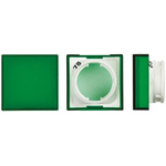Omron Green Square Push Button Lens for Use with A16 Series LED/Incandescent Lamp Push Button Switch