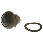 RS PRO Illuminated Miniature Push Button Switch, Momentary, Panel Mount, 13.6mm Cutout, SPST, Green LED, 32/50/125V ac,