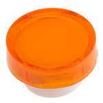 RS PRO Orange Round Push Button Lens for Use with ADA16 Series