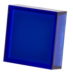 RS PRO Blue Square Push Button Lens for Use with ADA16 Series