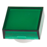 RS PRO Green Square Push Button Lens for Use with ADA16 Series