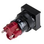 RS PRO Illuminated Push Button Switch, Latching, Panel Mount, 16mm Cutout, SPDT, 250V ac, IP40