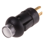 RS PRO Illuminated Miniature Push Button Switch, Momentary, PCB, 8mm Cutout, SPST, Blue LED, 30V dc