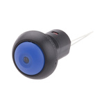 RS PRO Illuminated Miniature Push Button Switch, Latching, PCB, 13.6mm Cutout, SPST, White LED, 30V dc, IP67