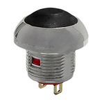 RS PRO Miniature Push Button Switch, Momentary, Panel Mount, 13.6mm Cutout, SPST, 250 V ac @ 200 mA, 50 V dc @ 200 mA,