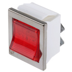 Arcolectric (Bulgin) Ltd Illuminated DPST, On-Off Rocker Switch Panel Mount