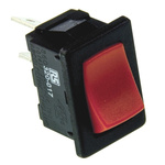 Arcolectric (Bulgin) Ltd SPST, On-Off Rocker Switch Panel Mount