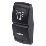 Carling Technologies, Rocker Switch Lens, Rocker Switch Lens, For Use With V Series Contura Switches, White