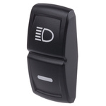 Carling Technologies, Rocker Switch Lens, Rocker Switch Lens, For Use With V Series Contura Switches, White