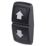 Carling Technologies, Rocker Switch Lens, Rocker Switch Lens, For Use With V Series Contura Switches, White