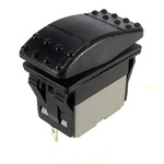 RS PRO DPDT, On-Off-On Rocker Switch Panel Mount