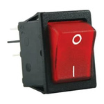 RS PRO Illuminated DPST, On-None-Off Rocker Switch