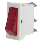 Arcolectric (Bulgin) Ltd Illuminated SPST, On-Off Rocker Switch Panel Mount