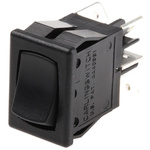 Carlingswitch DPDT, On-None-(On) Rocker Switch Panel Mount