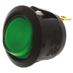 Arcolectric (Bulgin) Ltd Illuminated SPST, On-Off Rocker Switch Panel Mount