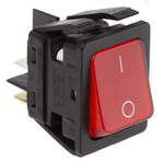 Arcolectric (Bulgin) Ltd Illuminated DPST, On-Off Rocker Switch Panel Mount