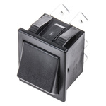 Arcolectric (Bulgin) Ltd DPDT, (On)-On Rocker Switch Panel Mount