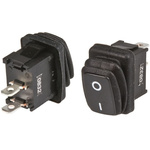ZF SPST, On-None-Off Rocker Switch Panel Mount
