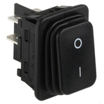 Marquardt DPST, On-None-Off Rocker Switch Panel Mount
