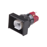 RS PRO Illuminated Push Button Switch, Momentary, Panel Mount, 16mm Cutout, SPDT, 250V ac, IP40