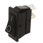 Arcolectric (Bulgin) Ltd SPST, On-Off Rocker Switch Panel Mount
