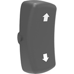 Carling Technologies, Rocker Switch Lens, Laser Etched Actuator, For Use With L Series Sealed Rocker Switches, White