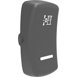 Carling Technologies, Rocker Switch Lens, Laser Etched Actuator, For Use With L Series Sealed Rocker Switches, White