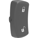 Carling Technologies, Rocker Switch Lens, Laser Etched Actuator, For Use With L Series Sealed Rocker Switches, White