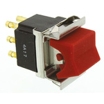 TE Connectivity DPDT, Latching Rocker Switch Panel Mount