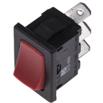 Arcolectric (Bulgin) Ltd SPDT, On-On Rocker Switch Panel Mount