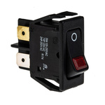 Marquardt Illuminated DPST, On-None-Off Rocker Switch Panel Mount
